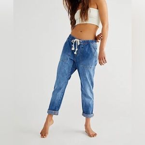 One teaspoon shabbies drawstring boyfriend jean size small